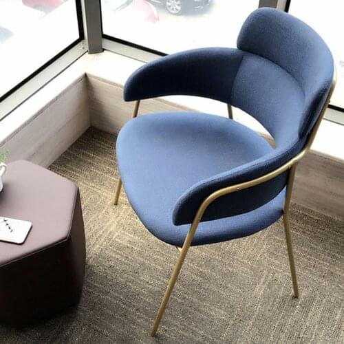 ChinaFurniture Manufacturing Factory Modern velvet dining chair with stainless steel feet