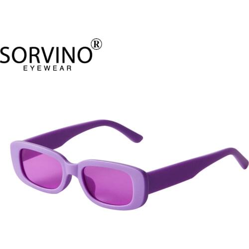 Fashion Small Rectangle Cat Eye Sunglasses Women Brand Designer Vintage Retro Travel Square Womens Trend Sunglasses