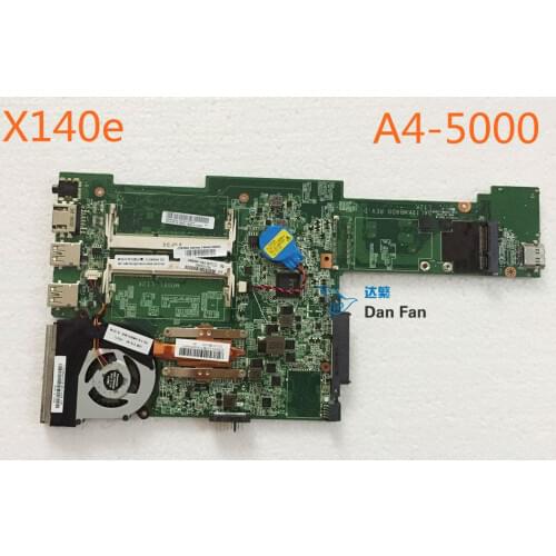 04X5382 04X5383 For Thinkpad X140E E145 A4-5000 Laptop Motherboard DALI2KMB8D0 Mainboard 100%tested fully work
