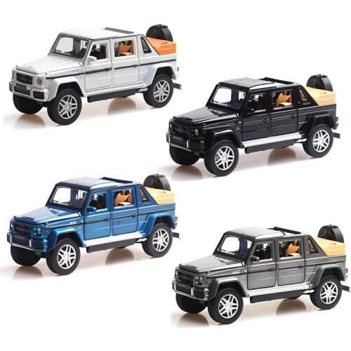 1:32 SUV Car Model Diecast Toy Vehicles With Sound Light Alloy Car Kid Toys Collection For Childrens Gift Car Off Road SUV