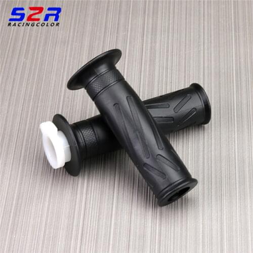 1 Set Universal Black Motorcycle Handle Bar Hand Grips For YBR125 yamaha YB125 22MM Handl ebars pedal car bikes cover grip