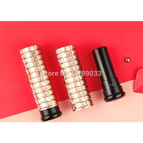 10/30/50pcs Empty Cosmetic Containers Lipstick Tube Champagne Round Lipstick Tubes DIY 12.1mm Cream Jars Cosmetic Packaging