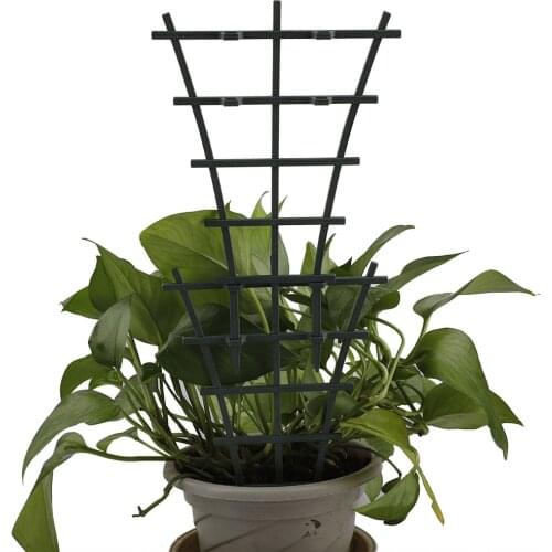 2 Pcs DIY Garden Plant Climbing Trellis Plastic Mini Superimposed Potted Plant Support Garden Trellises Climbing Plant Vines