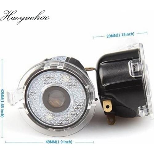 2pcs For LINCOLN MKZ MKS MKX MKT LS LT LED Rearview Mirror Welcome Shadow Light Projector Ghost Shadow Light Atmosphere Light