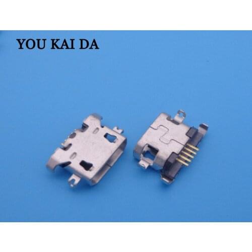200pcs/lot micro mini jack socket USB Connector charging port for huawei y625 for lenovo A378t