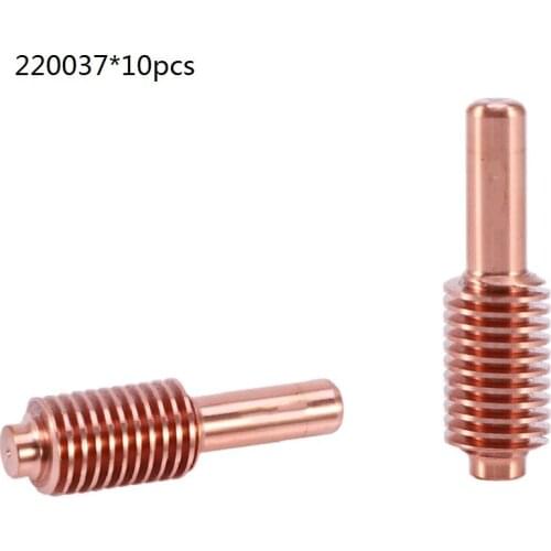 Free shipping 220037 Electrode 10pcs per lot for 100A Plasma Cutting Consumables