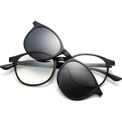 Brightzone New Arrival Glasses Fashion Retro Polarized Sunglasses TR90 Myopia Mirror School Style Men And Women Models Glasses