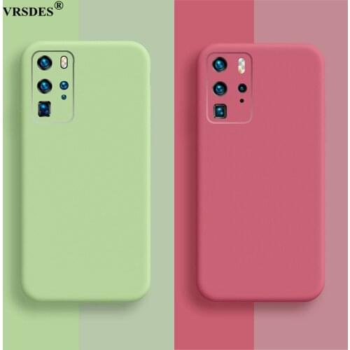 Case For Samsung Galaxy S20 Plus Note 20 Ultra Case Liquid Silicone Rubber Skin Feel Soft Cover Camera Protect Shockproof Funda