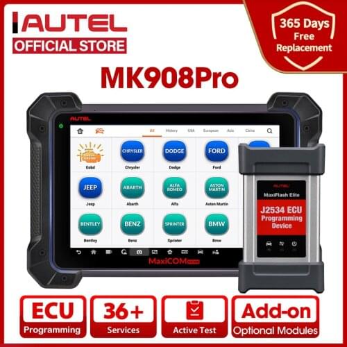 Autel MaxiCom MK908P OBD2 Scanner ECU Coding Programmming Key Coding OBD 2 Auto Car Diagnostic Tool PK Maxisys Elite IM608 MK908