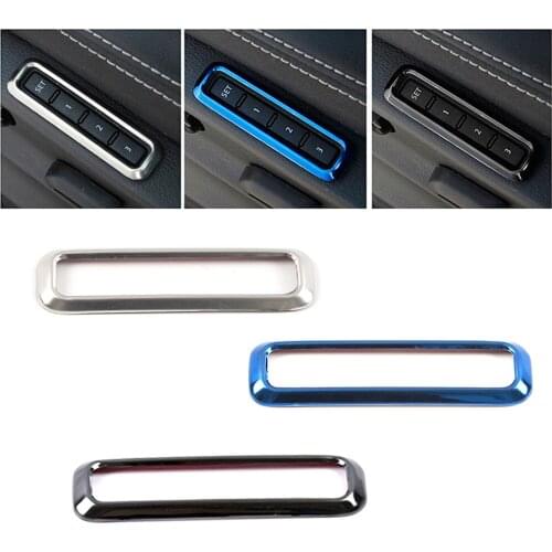For Skoda Kodiaq 2016-2020 Car Interior Moulding Seat Adjustment Memory Button Switch Frame Cover Decoration Trim