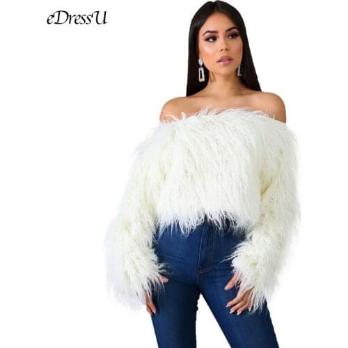 EDressU Women's White Jackets