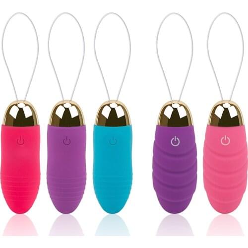 Erotic Remote Control 10 Modes Egg Vibrator Wireless Silicone Bullet Vibrator Vaginal Ball Massager Toys for Adult Sex Shop