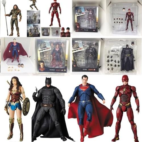 Bruce Wayne Aquaman Figures Super Hero Model Collection Toy Flash Cyborg Action Figure Toys