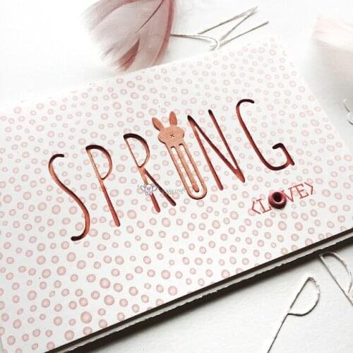 Mmao Crafts Metal Steel Cutting Dies New 3Pcs Rabbit note label Stencil For DIY Scrapbooking Paper/photo Cards Embossing Dies