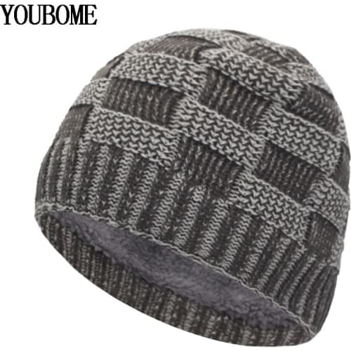 Fashion Skullies Beanies Men Winter Hat Knitted Hats For Men Gorros Bonnet Mask Warm Male Winter Beanie Hat Cap Women Winter Cap