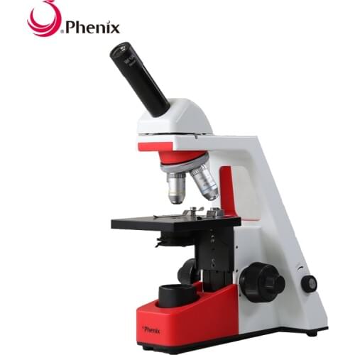 Phenix Monocular Microscope 40X-1600X Biological Students Microscope LED light Use for Lab Research