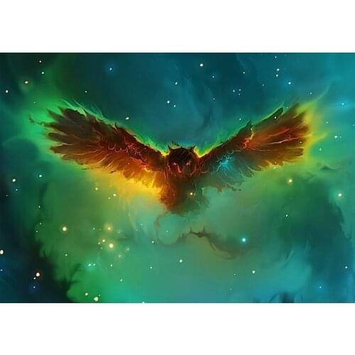 5D DIY Poured Glue Diamond Painting Kits Scalloped Edge Surrealism Oil Painting Style Beautiful Scenery Unique Gift Home Decor