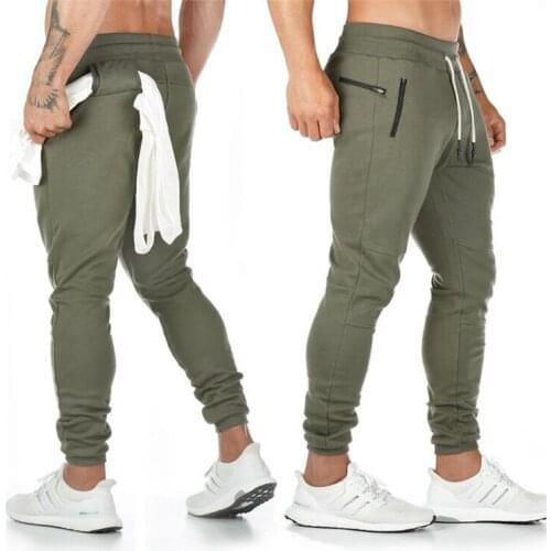 2020 Autumn and Winter New Mens Sports Pants Fitness Running Training Feet Pants Mens Trousers Sweatpants for Men