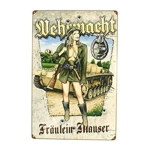 LANK Tin Sign 12" x 8"Inches Retro Plaque Club Metal Tin Label Rock Bar Band Wall Art Home Bar Pubs Decor