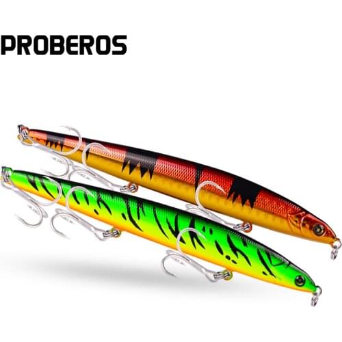 PROBEROS Fishing lure 12.8cm-5.04"/21.5g-0.76oz New Hard Bait 6 colors fishing tackle lures with 6# BKB Hooks