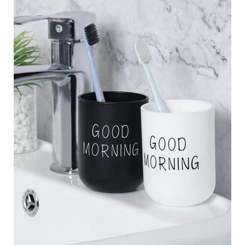 300ML Simple Nordic Plastic Cup Toothbrush Holder Washing Drinking Home Washing Tooth Cup Traveling Camping Bathroom Accessoriy