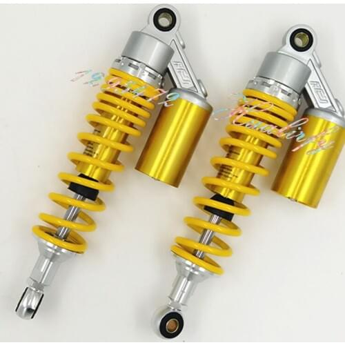 325mm,335mm 8mm spring Motorcycle Shock Absorbers for Honda CB400 Yamaha FZX750 XJR400 XJR1200 XJR1300 suzuki silver&yellow