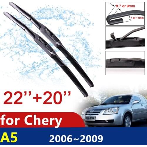 For Chery A5 Fora Alia Elara MVM 520 530 Vortex Estina Car Wiper Blade Front Window Windscreen Windshield Wipers Car Accessories