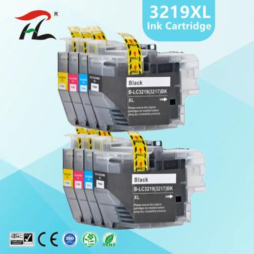 Compatible LC3219 LC3219XL 3219xl Ink Cartridge For Brother MFC-J5330DW J5335DW J5730DW J5930DW J6530DW J6935DW Printer lc3217