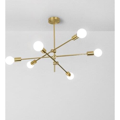 Modern crystal iron chandeliers ceiling chandelier lighting kitchen chandeliers avizeler luzes de teto nordic decoration home