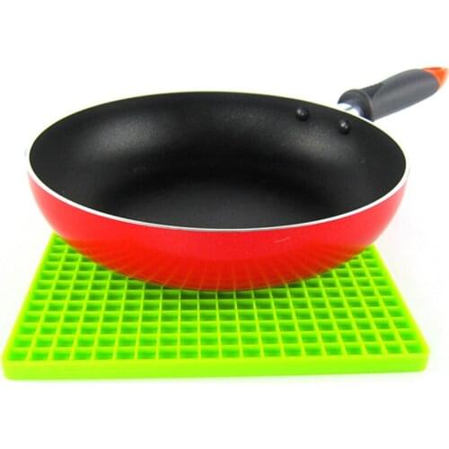 Heat Resistant Silicone Mat Drink Cup Coasters Non-slip Pot Holder Table Placemat Kitchen Accessories Multi-Functional Tableware