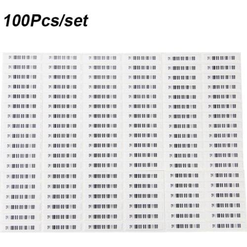 100Pcs/set 58Khz Anti-theft DR Lables Soft AM Tags for Supermarket Store Mall EAS System Acoustomagnetic Adhesive Retail Sticker