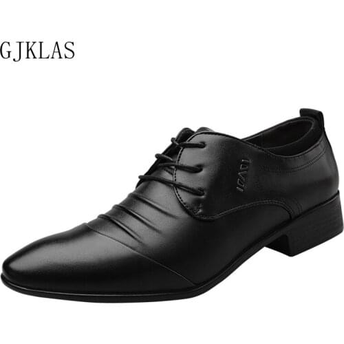 48 Plus Size Dresses Male Office Shoes Formal Wedding Dress Brown Black White Men Shoes Leather Business Oxford Shoes for Men