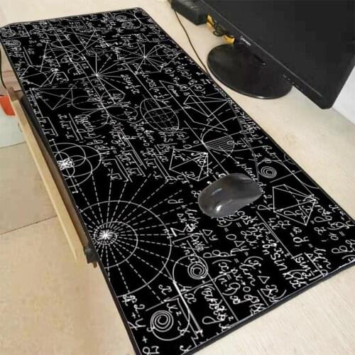 Mairuige Blackboard Large Mouse Pad with Stitched Edges Mouse Mat Pad Non-Slip Rubber Mousepad for Laptop Computer PC 900*400mm