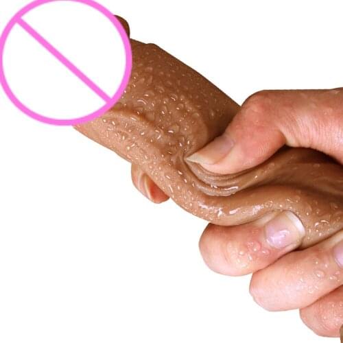 Dildos Sex Toy Swing Simulation Penis Female Adult Sex Products Female Masturbation Tools Realistic Silicone Super Suction Cup