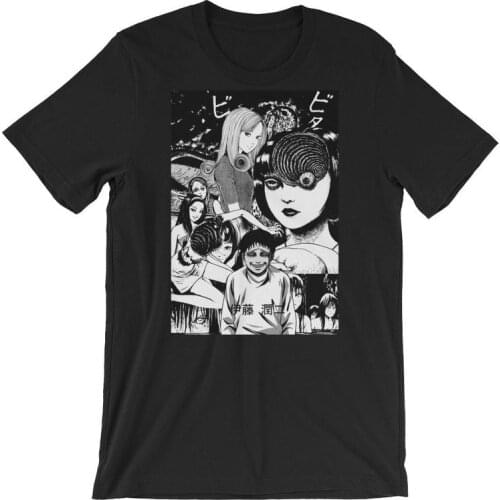 Junji Ito Compilation Short-Sleeve Unisex T-Shirt Brand Male Short Sleeve Sleeve T Shirt Homme Custom Shirt Print harajuku tees