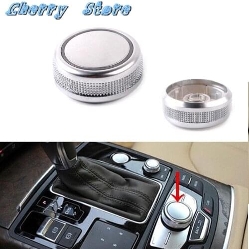 Chrome Menu Navigation MMI Adjust Knob Cover For Audi A6 S6 C7 A6 ALLROAD QUATTRO A7 RS6 RS7 4G0 919 069 MMI Control Button