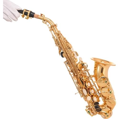 JM Soprano saxophone Tom BB curved soprano sax of Bcreated musical instrument Saxophone Sax for children and case