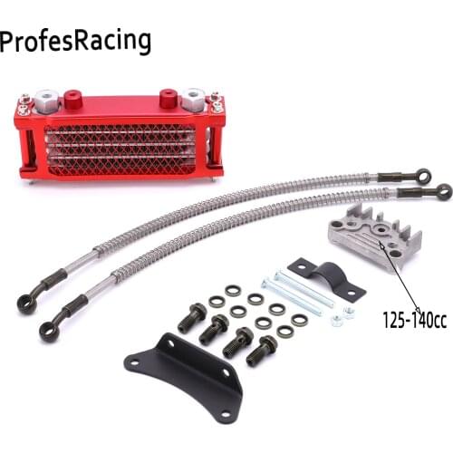 Motor Oil Cooling Cooler Radiator Oil Cooler Set For 50cc 70cc 90cc 110cc 125cc 140cc Dirt Bike Monkey Bike DAX Pocket Bike ATV