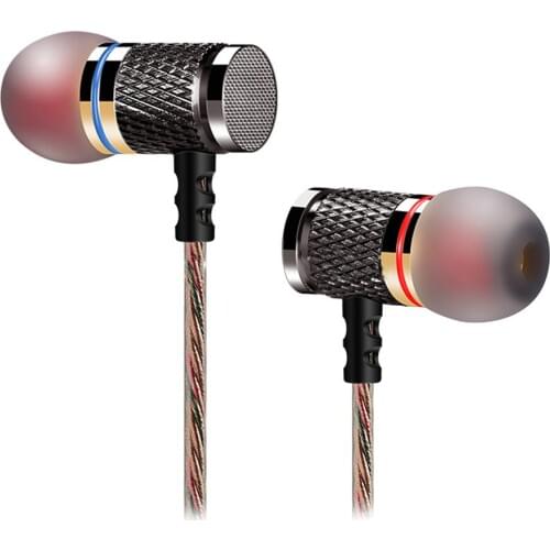 Metal Heavy Bass In Ear Earphone Sound Quality Music Professional Mobile Phone Earphone Headset fone de ouvido DM6