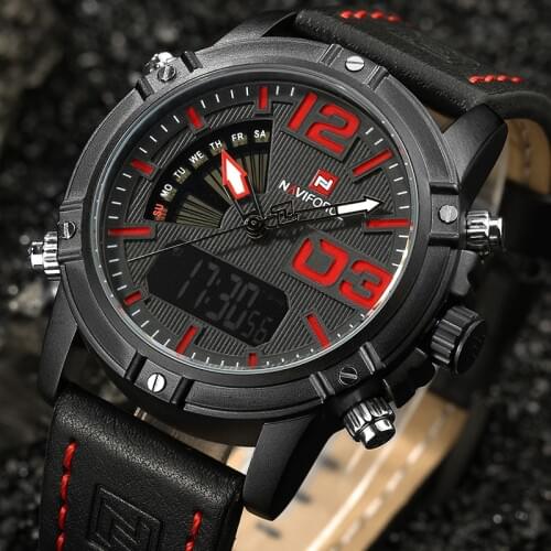 Top Brand NAVIFORCE Mens Fashion Analog Quartz Wrist Watch Chronograph Sports Watches Waterproof Clock Male Relogio Masculino