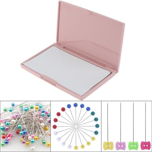 Portable Magnetic Needle Keeper Pincushion Cross Stitch Sewing Knitting Pin Needle Storage Holder Case Organizer Container Tool