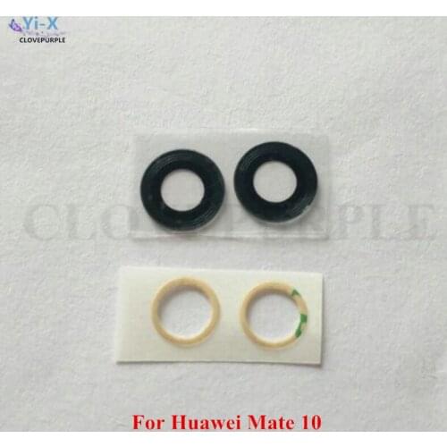 2PCS Back Camera Glass Lens For Huawei Mate 10 Camera Lens with Adhesive