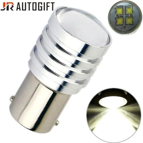 10PCS super bright 12V-24V S25 1156 1157 BA15S White 20W 2525 Led Chip S25 P21W R5W led car Light Bulb Lamp Reserve turn Lights