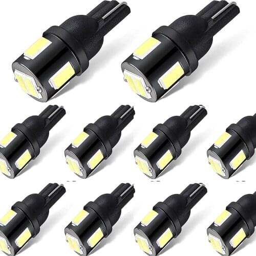 10pcs T10 W5W Led Bulb 194 168 Parking Lamp Car Interior Light For Toyota Camry CHR Auris Hilux Prius Celica Ipsum Verso Wish