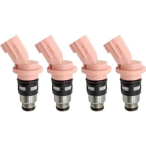 4PCS 16600-73C00 A46-H02 Fuel Injectors For Nissan Micra II K11 100NX Almera Primera Sunny Sentra Tsuru AD 1660073C00 A46H02