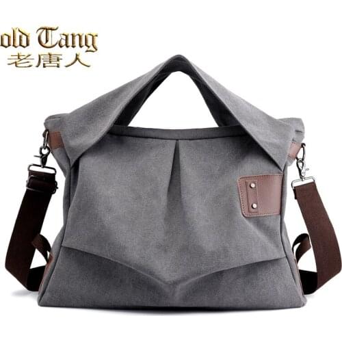 High Quality Canvas Womens Handbags Luxury Brand Designer Shoulder Bags for Women 2021 Large Capacity Casual Crossbody Bag
