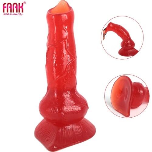 Animal Dog Dildo Realistic Wolf Penis Woman Masturbation Sodomy Massage Vagina Lesbian Porn Adult Sex Toy Anal Vibrating Dick