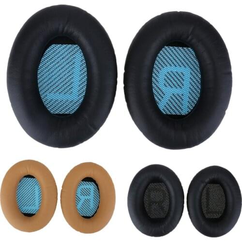 2pcs High Quality Replacement Ear Pads Ear Cushion for Bose QuietComfort QC35 Headphones Soft Foam Ear Cushions