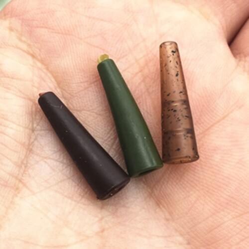 200*Carp Fishing Tail Rubber Tube for Carp Fishing Lead Clips Rig Sleeves Knot Protector Carp Terminal End Tackle