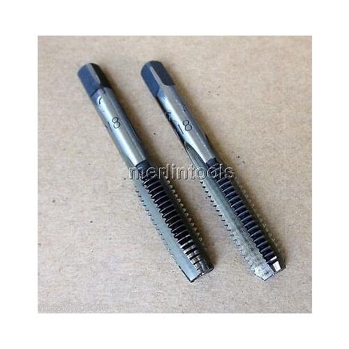 8mm x 1.25 Metric Taper and Plug Tap M8 x 1.25mm Pitch